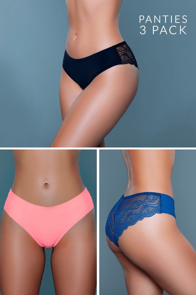 BeWicked Women's Arden Cheeky Panty Pack 22083PK