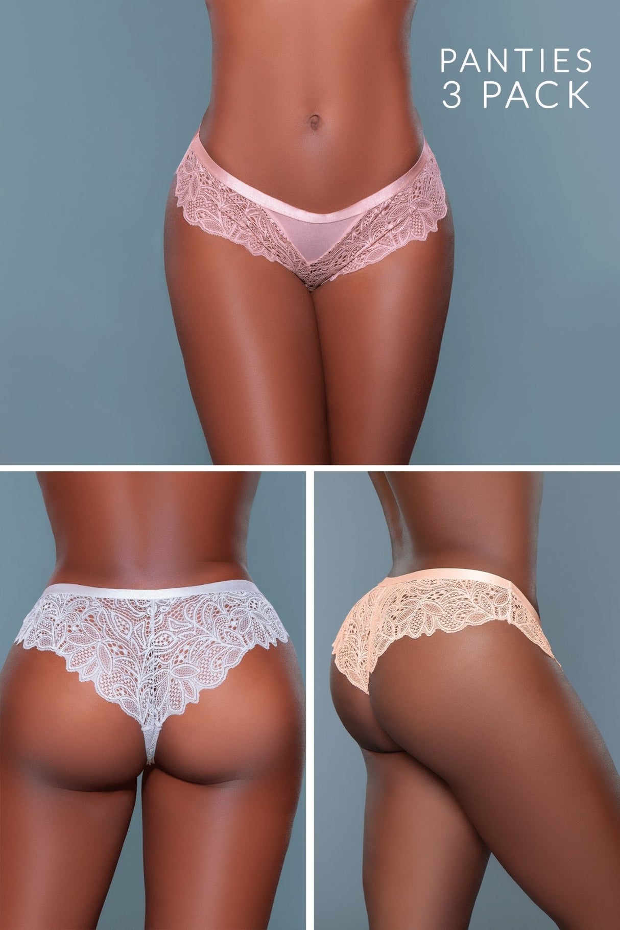 BeWicked Women's Wren Cheeky 3 Pack 2212B3PK