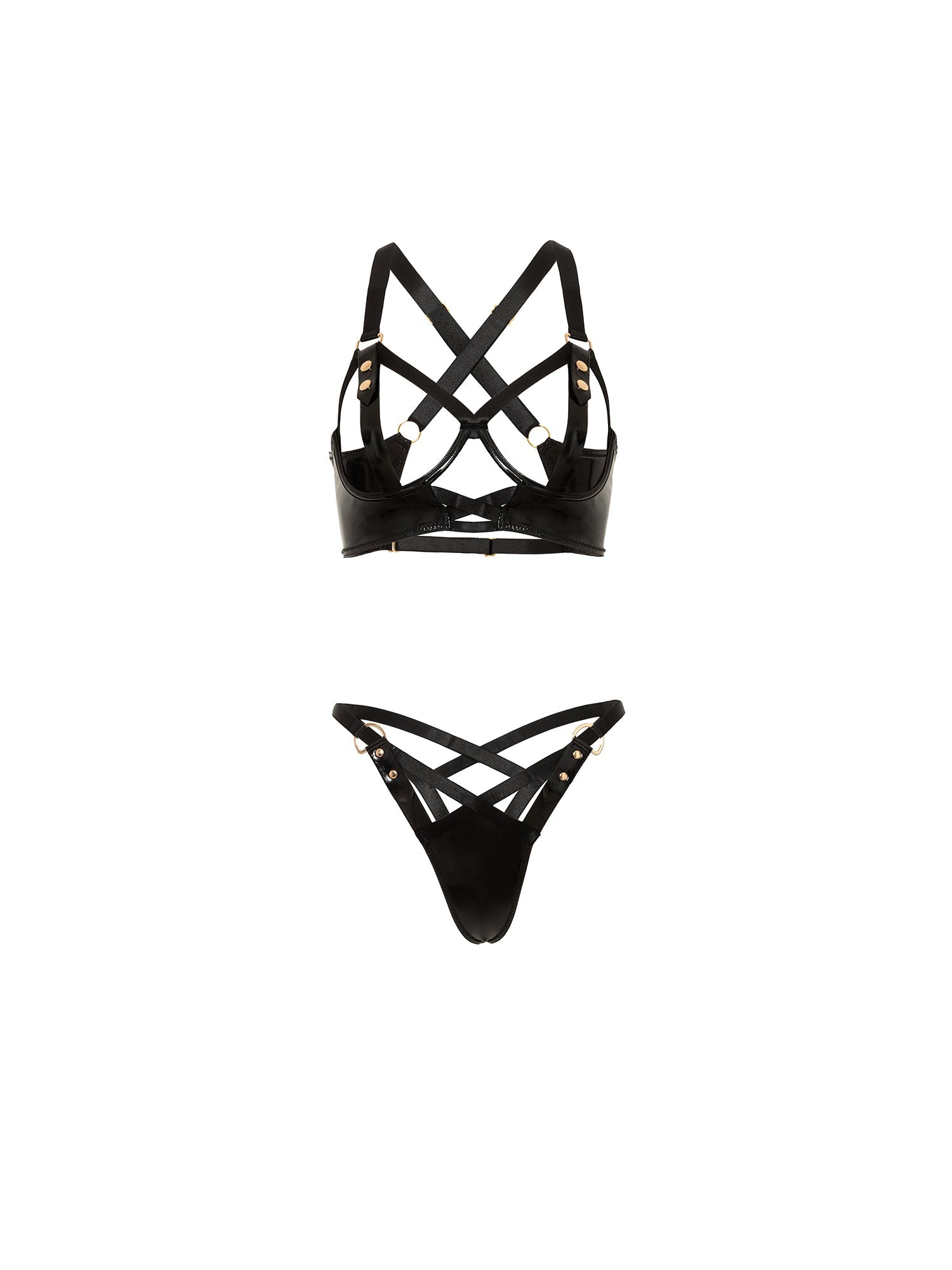 Fetish Desire Cage Bra Set