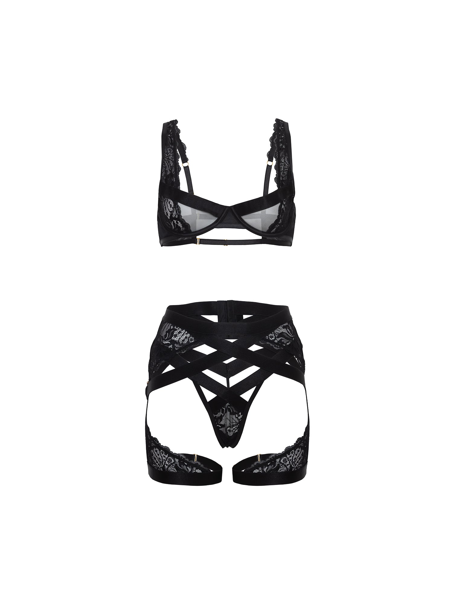 Thalia Lace 3 Piece Bra Set