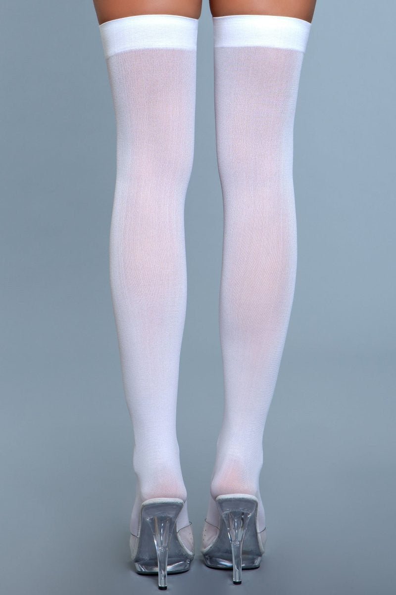 BeWicked Women's Opaque Nylon Thigh Highs 1932