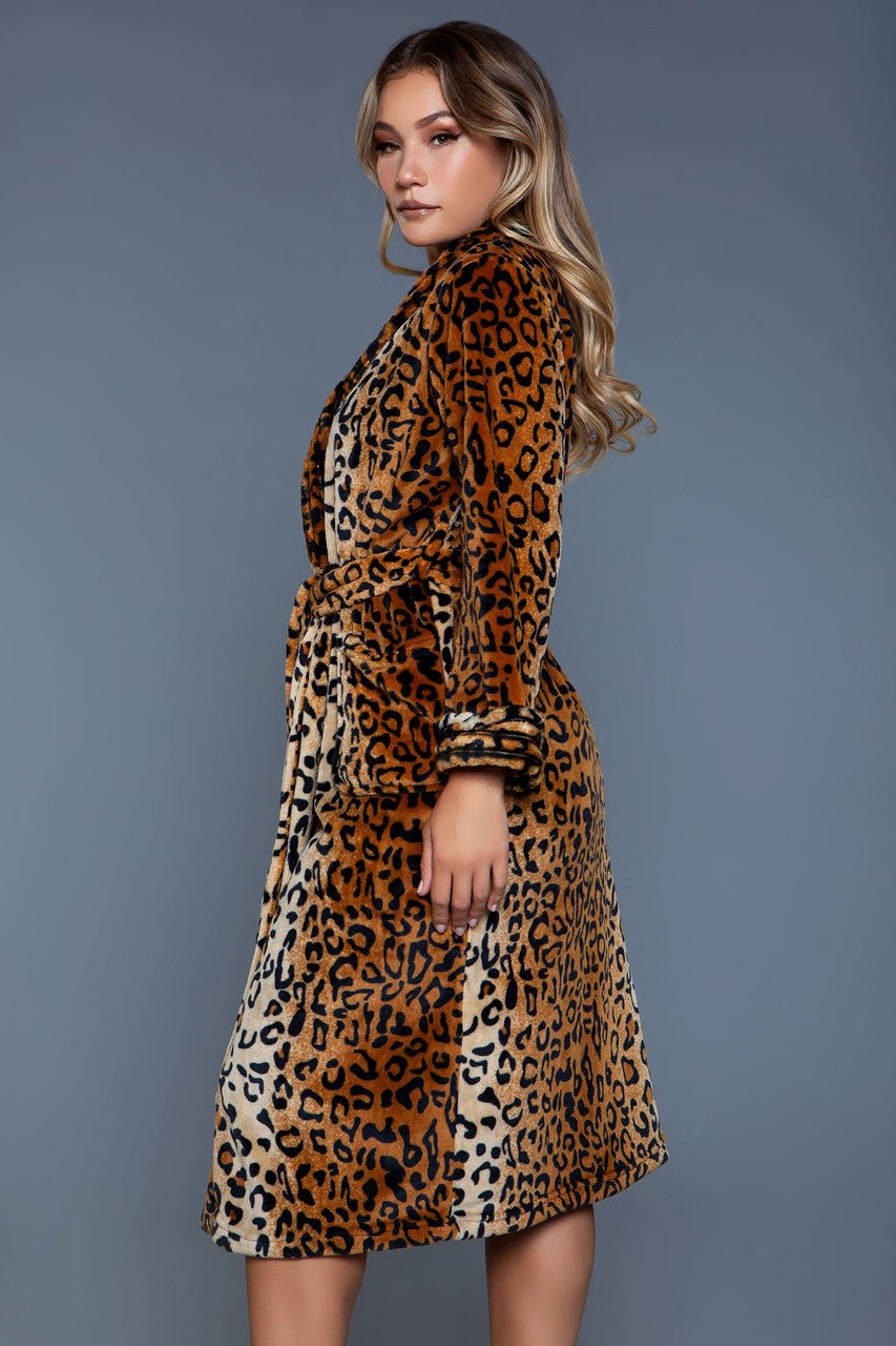 BeWicked Women's Leopard Robe 2071