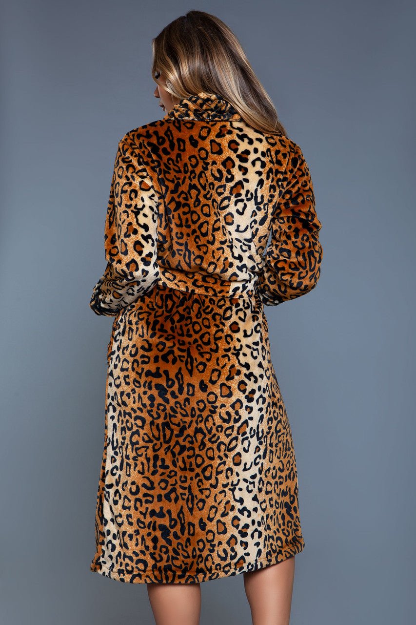 BeWicked Women's Leopard Robe 2071