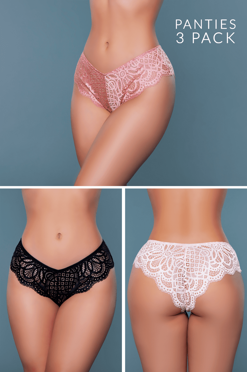 BeWicked Women's Aurora Brief 3 Pack 2197