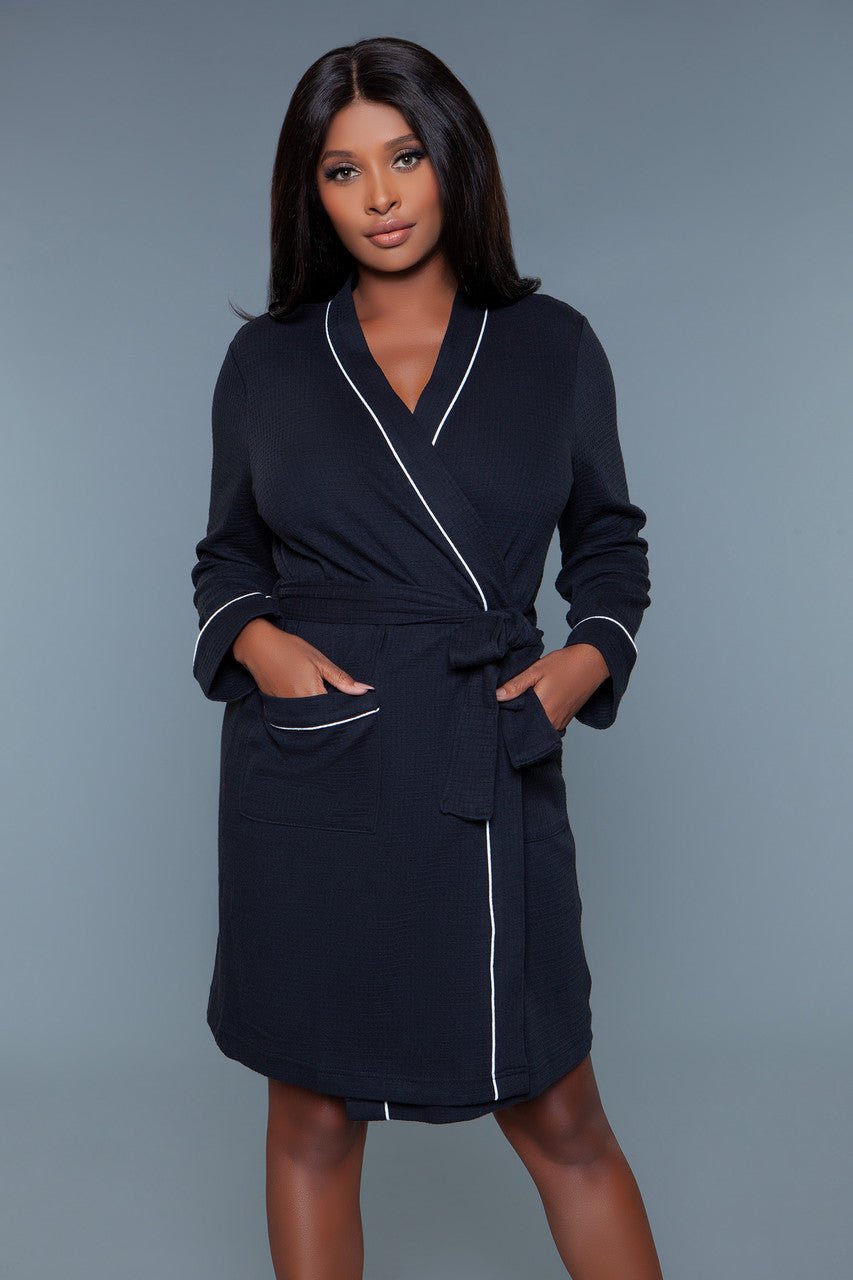BeWicked Women's Waffle Robe 2258