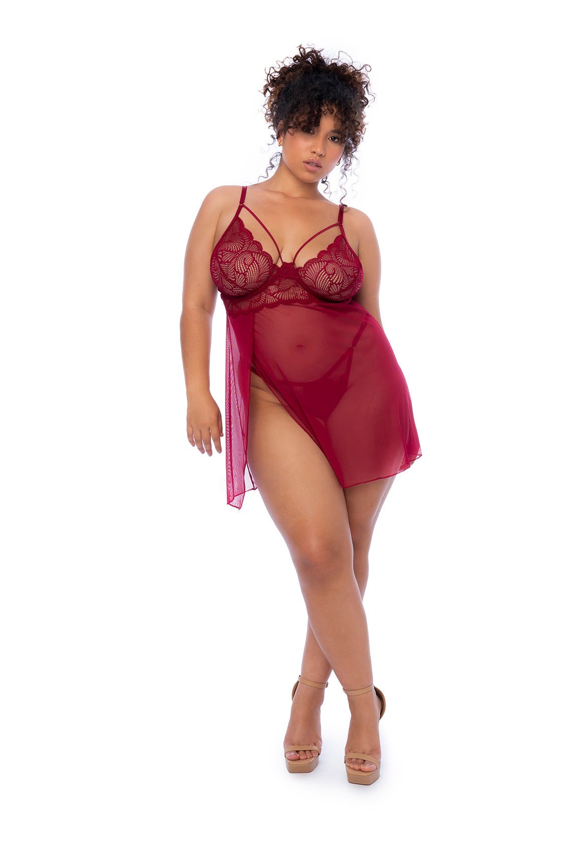 Women’s Babydoll Lingerie Mapale 7555