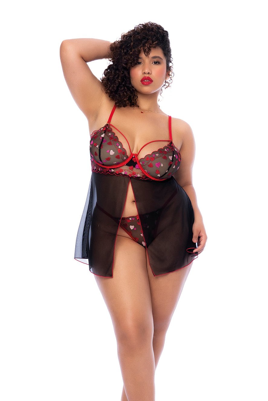 Women’s Babydoll Lingerie Mapale 7560