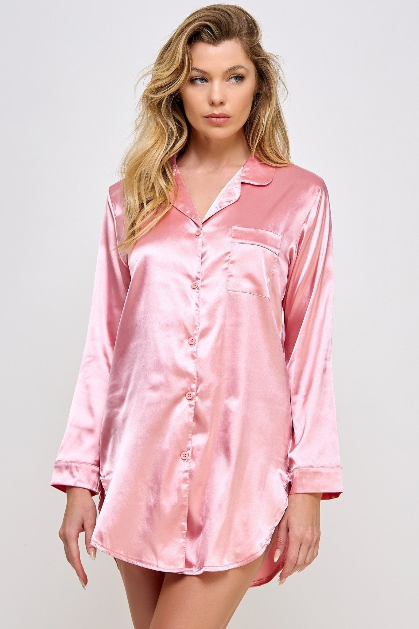 BeWicked Women's Kimberly Satin Sleepshirt BW1788