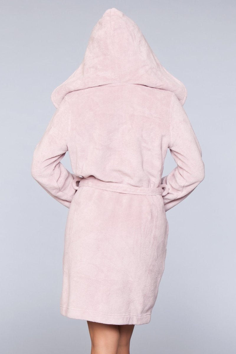 BeWicked Women's Janet Plush Fleece Color Block Robe 1817