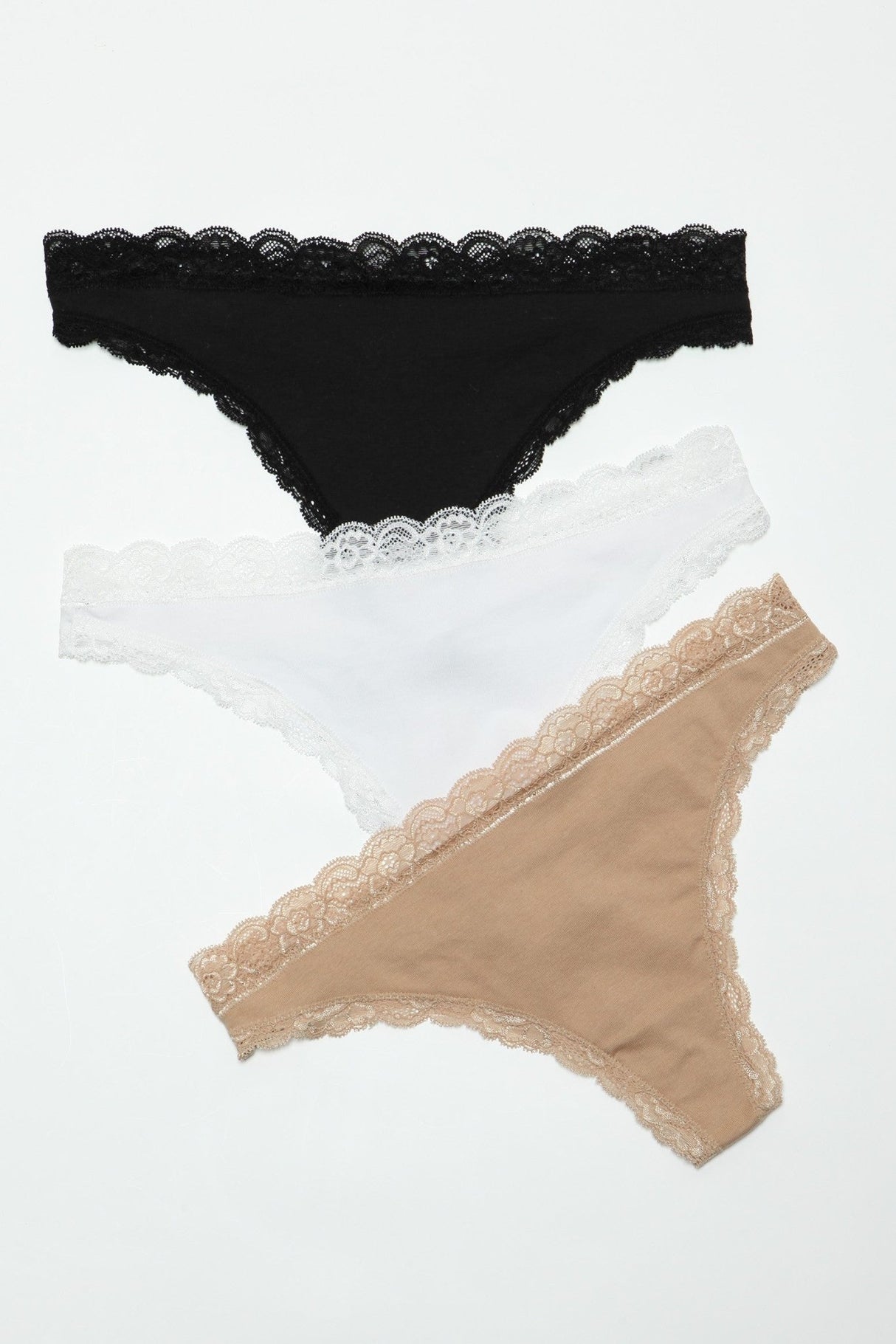 BeWicked Women's Mandy Thong 3 Pack 22023PK
