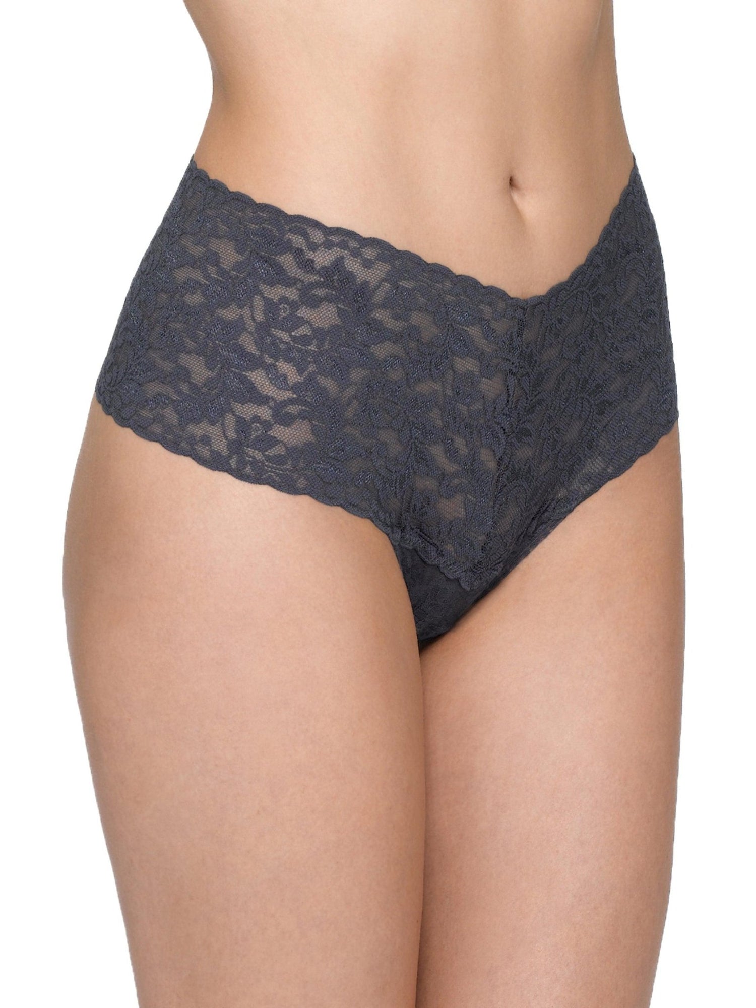 Retro Lace Thong
