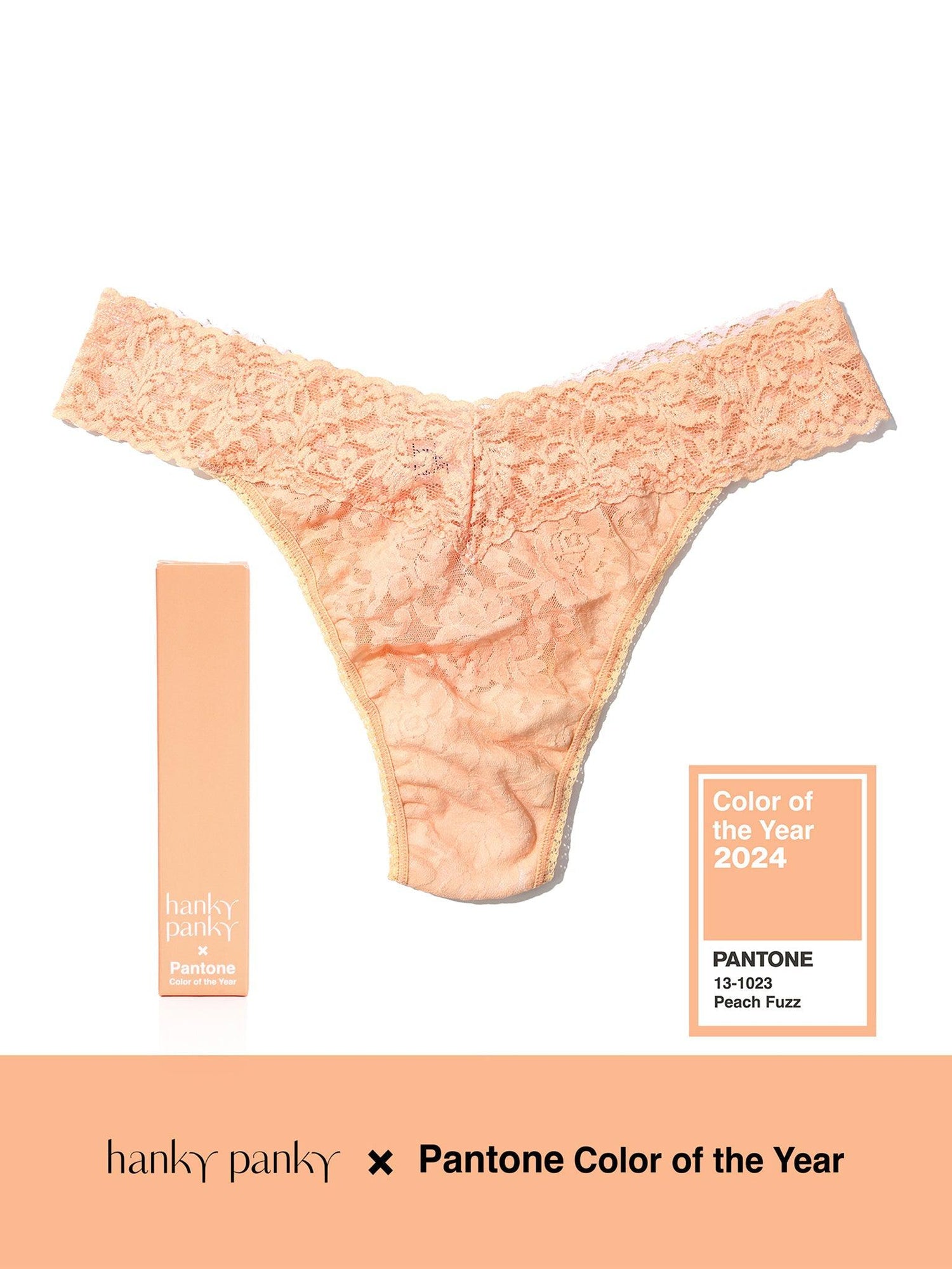 Signature Lace Original Rise Thong