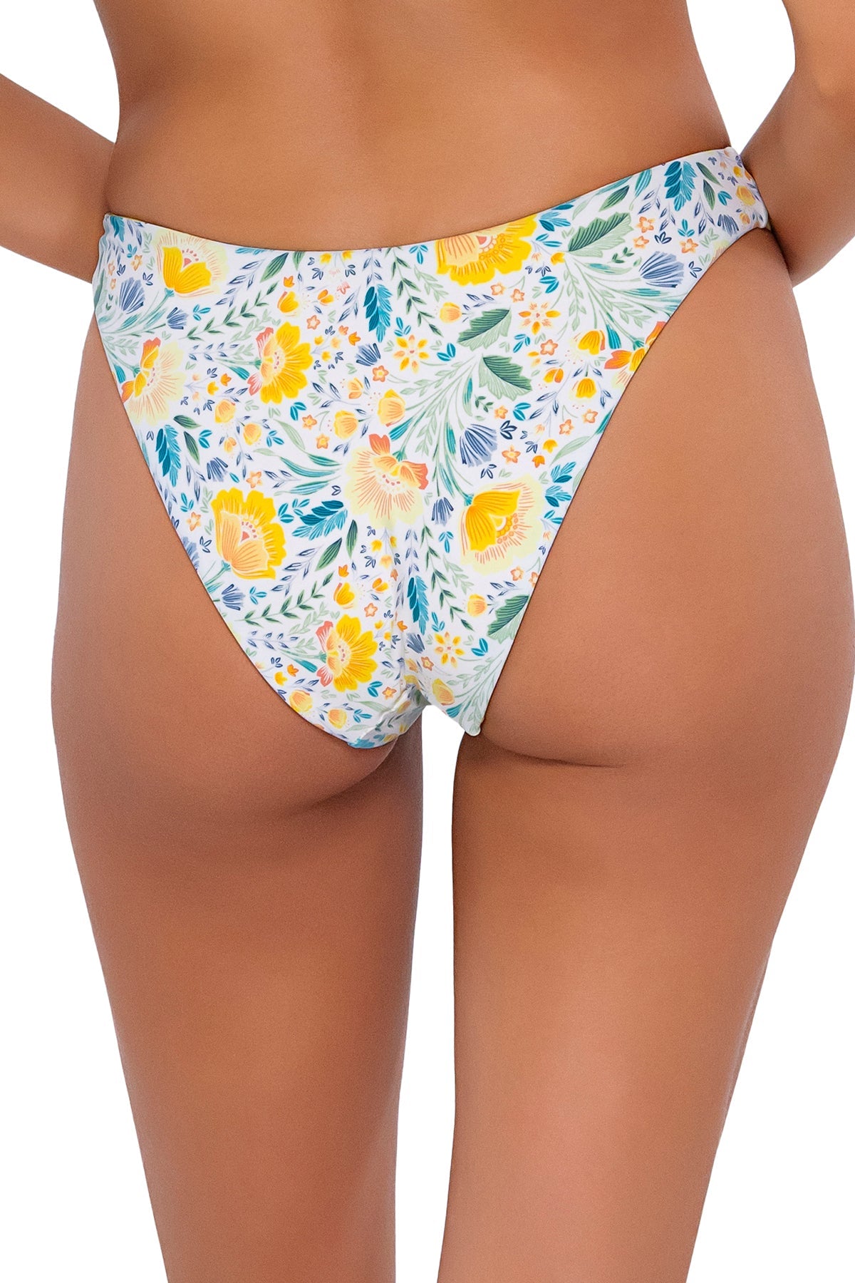 Swim Systems Golden Poppy Camila Scoop Bikini Bottom