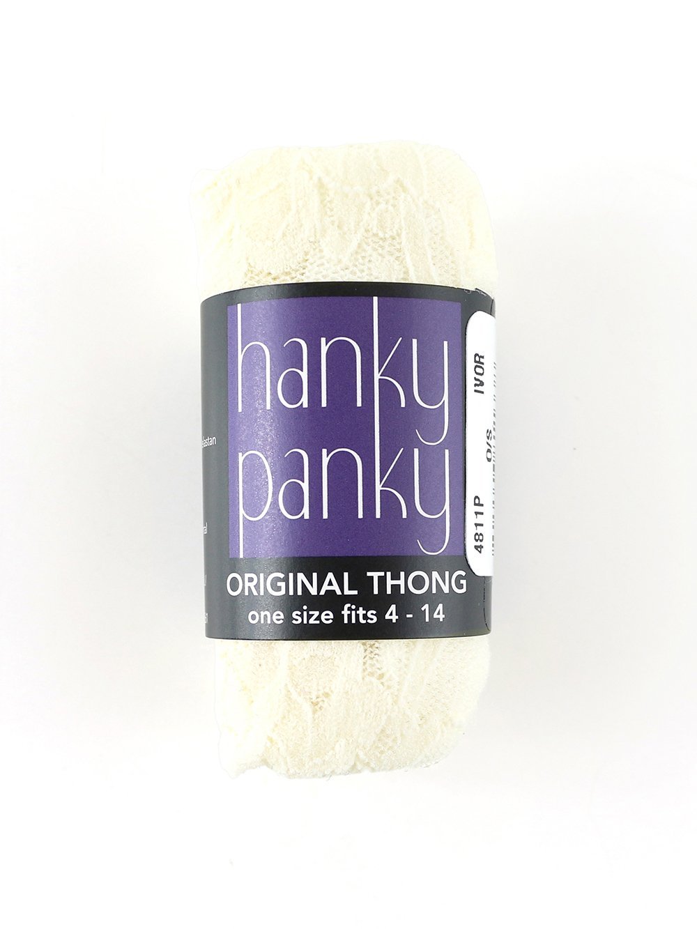 Hanky Panky Thong Rolled Signature Lace Original Rise Thong