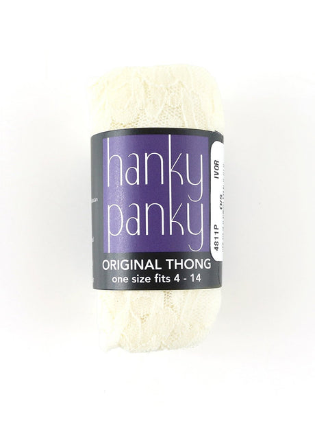 Hanky Panky Thong Rolled Signature Lace Original Rise Thong