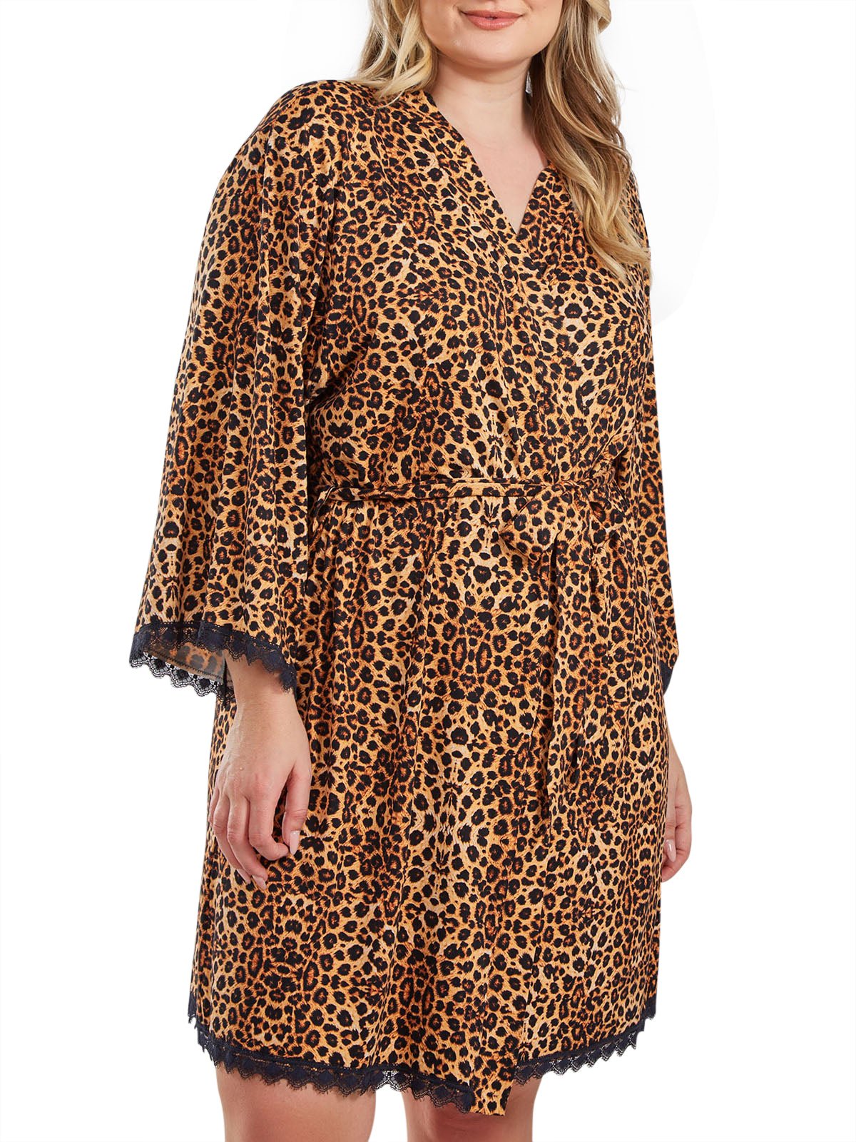 iCollection Robe Women&#39;s Keisha Plus Size Robe Loungewear