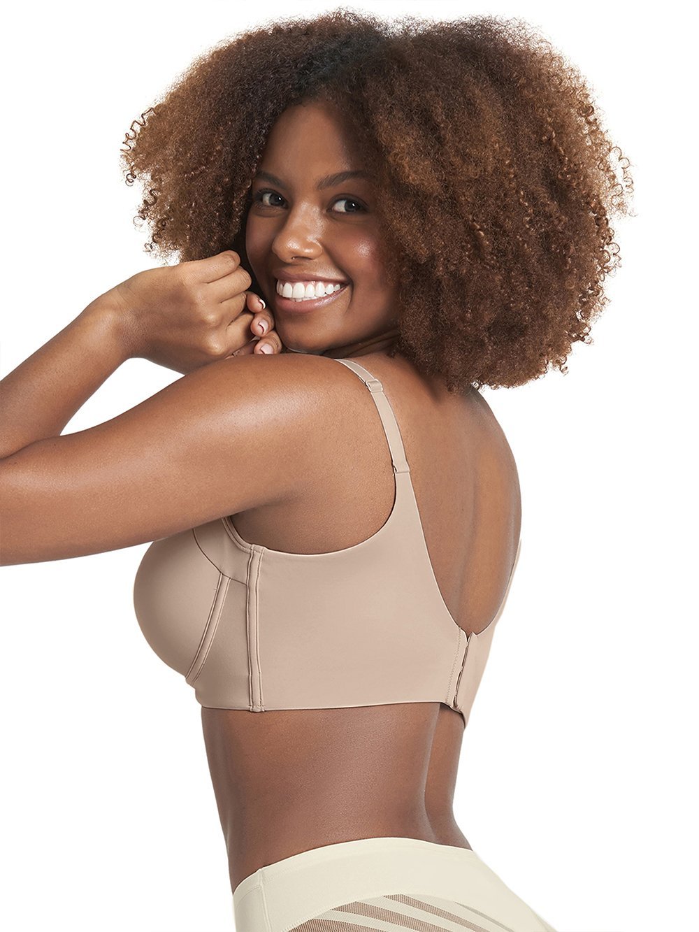 Leonisa Bras Back Smoothing Bra with Soft Full Coverage Cups - High Profile