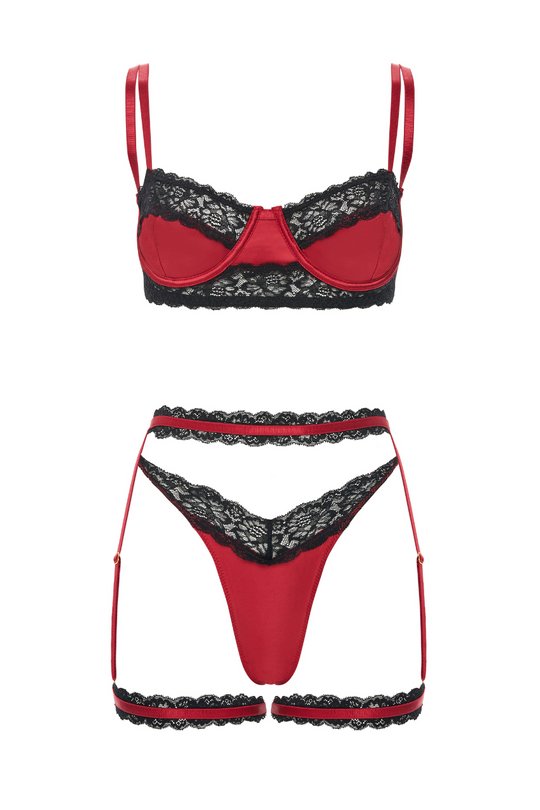 Oh La La Cheri Sets Tempest 3 Piece Bra Set