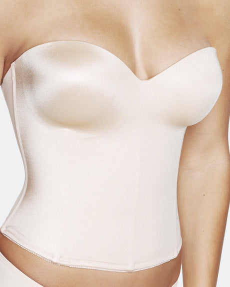 Dominique Longline Bra Longline Smooth Strapless Bridal Corset Bra 8541