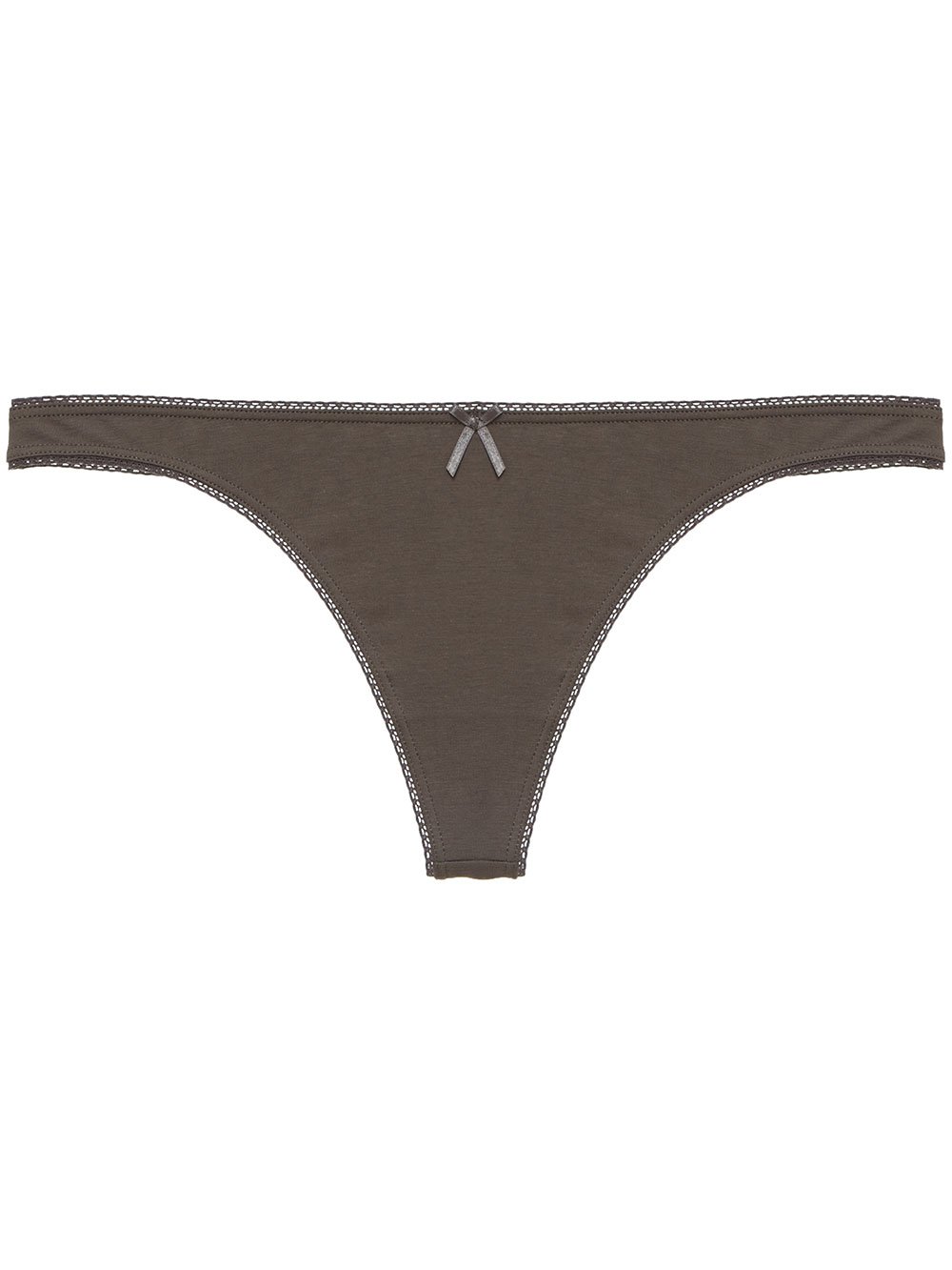 Eberjey THONGS Charcoal / XS/S Pima Goddess Everyday Thong