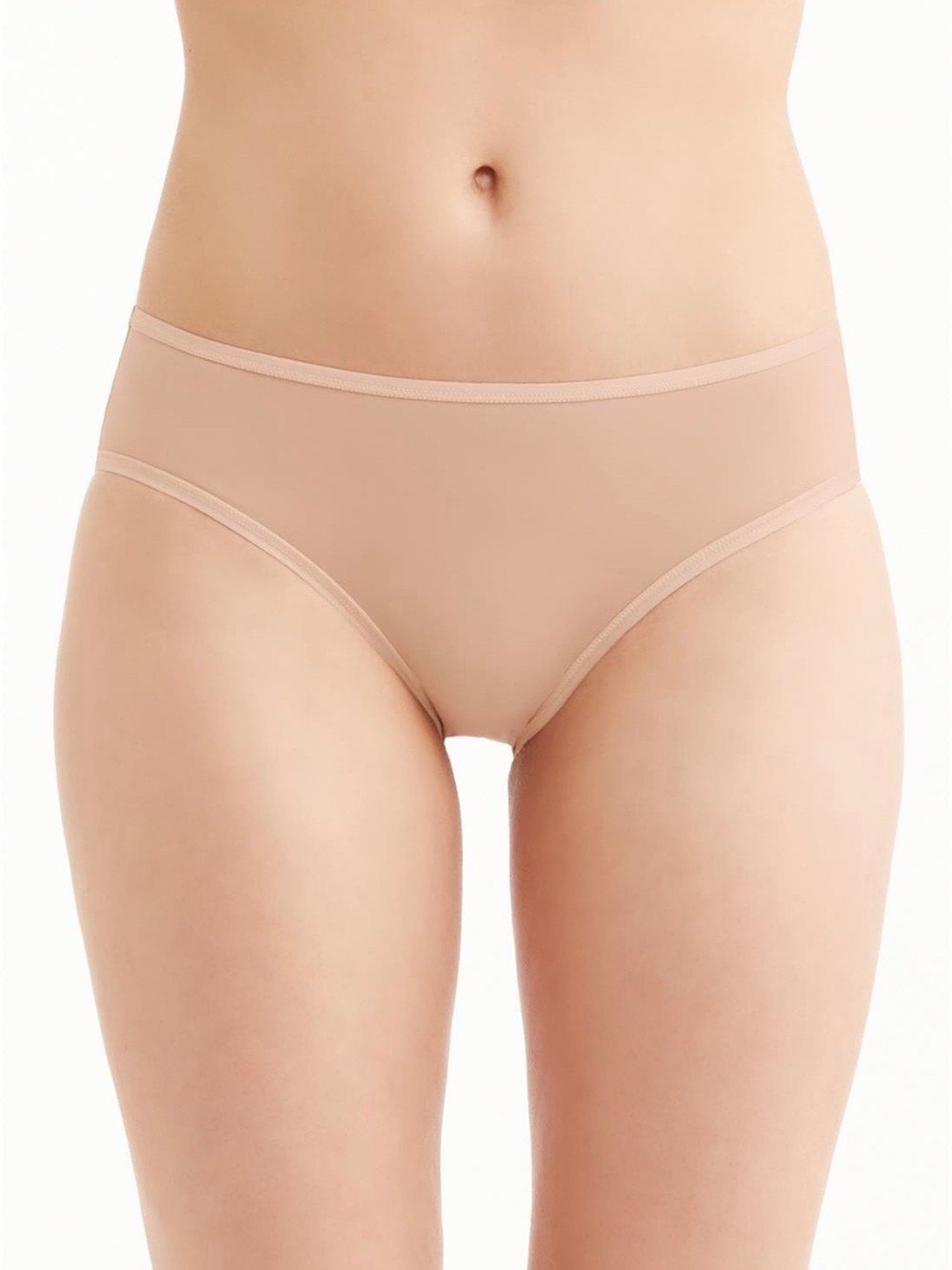 Montelle Intimates Panties S / Nude High Cut Brief Panties