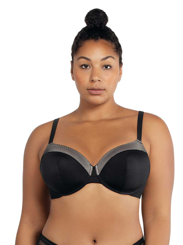 Enora Nursing Black Plus Unlined Bralette, XL-4X