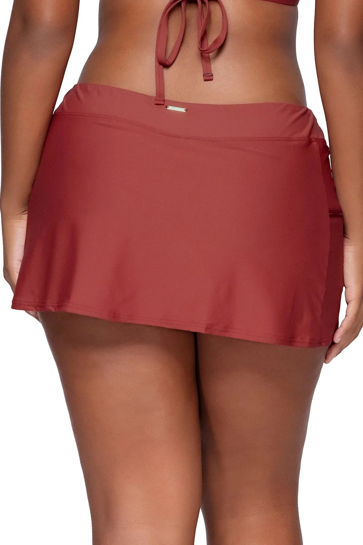 Sunsets Escape "Brands,Swimwear" Sunsets Tuscan Red Sporty Swim Skirt