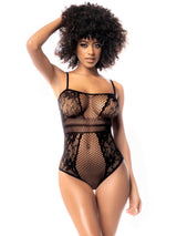 Women's Fishnet Bodysuit Lingerie Mapale 1103