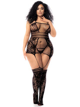 Mapale 1105 Fishnet Stocking, Necklines & Straps