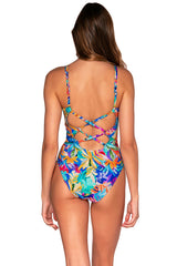 Back view of Sunsets Alegria Veronica One Piece