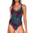 Front view of Sunsets Panama Palms Veronica One Piece