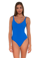 Sunsets Women's Swimwear Electric Blue Veronica One Piece Swimsuit