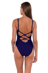 Sunsets Women's Swimwear Indigo Veronica One Piece Swimsuit