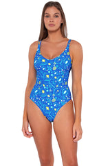 Sunsets Women's Swimwear Pineapple Grove Veronica One Piece Swimsuit