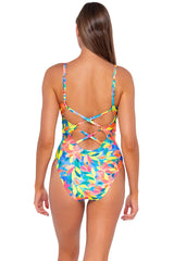 Sunsets Women's Swimwear Shoreline Petals Veronica One Piece Swimsuit