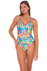 Sunsets Women's Swimwear Shoreline Petals Veronica One Piece Swimsuit