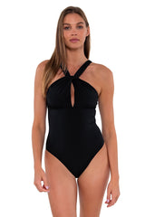 Sunsets Women's Swimwear Black Grace One Piece Swimsuit