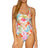 Front view of Sunsets Tropical Breeze Rue Racerback One Piece