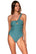 Front view of Sunsets Ocean Ginger One Piece