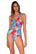 Front view of Sunsets Tiger Lily Ginger One Piece