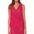 Front view of Sunsets Neon Pink Weekend Wrap Dress