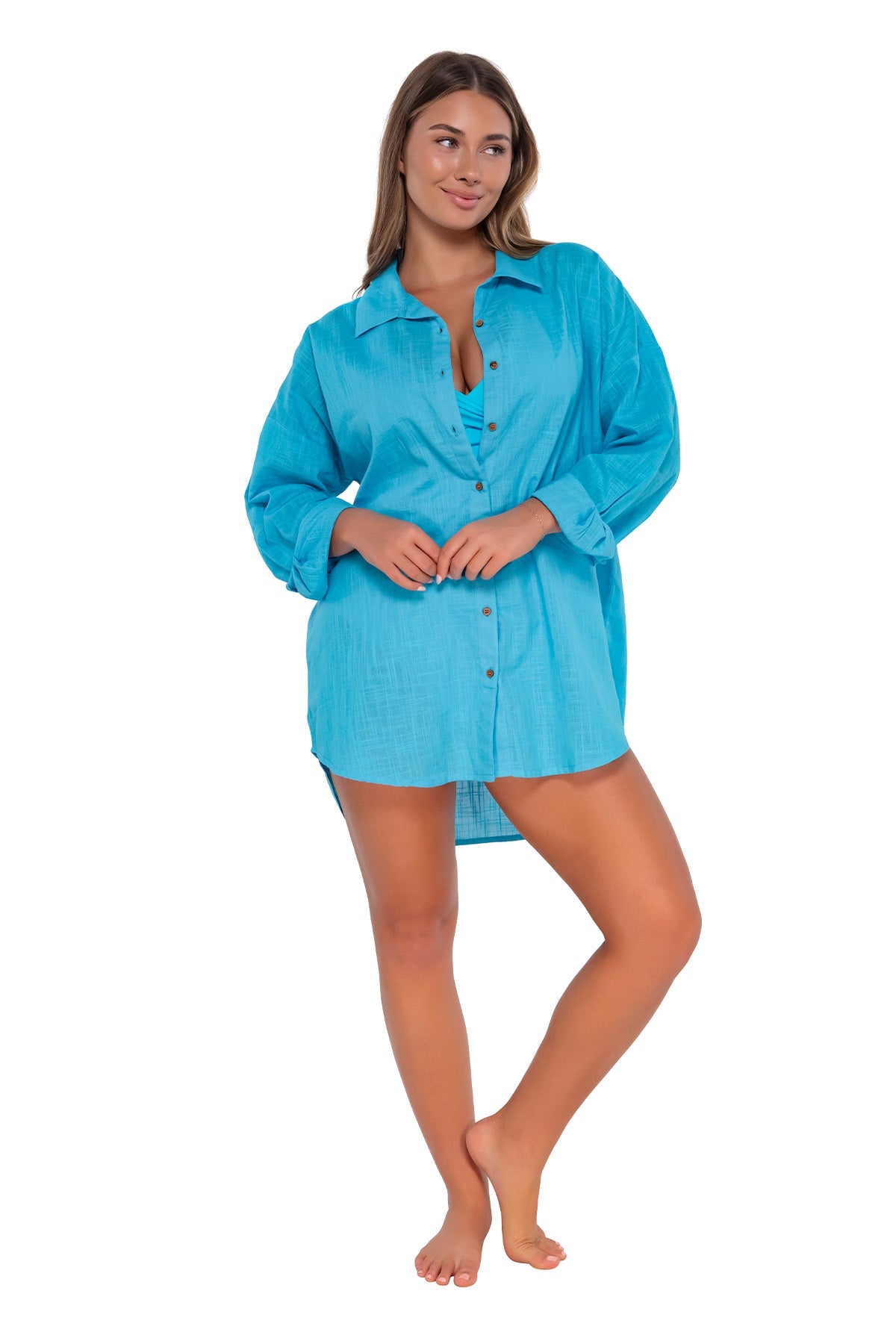 Sunsets Blue Bliss Delilah Shirt