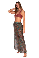 Side view of Sunsets Andalusia Breezy Beach Pant