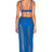 Back view of Sunsets Electric Blue Breezy Beach Pant