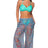 Front view of Sunsets Paisley Pop Breezy Beach Pant