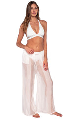 Side view of Sunsets Paloma Breezy Beach Pant