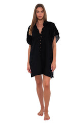 Sunsets Black Shore Thing Tunic