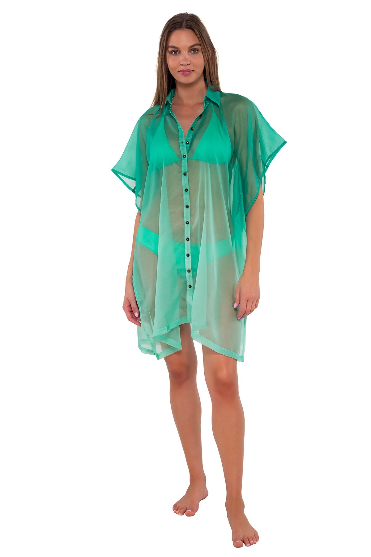 Sunsets Mint Shore Thing Tunic