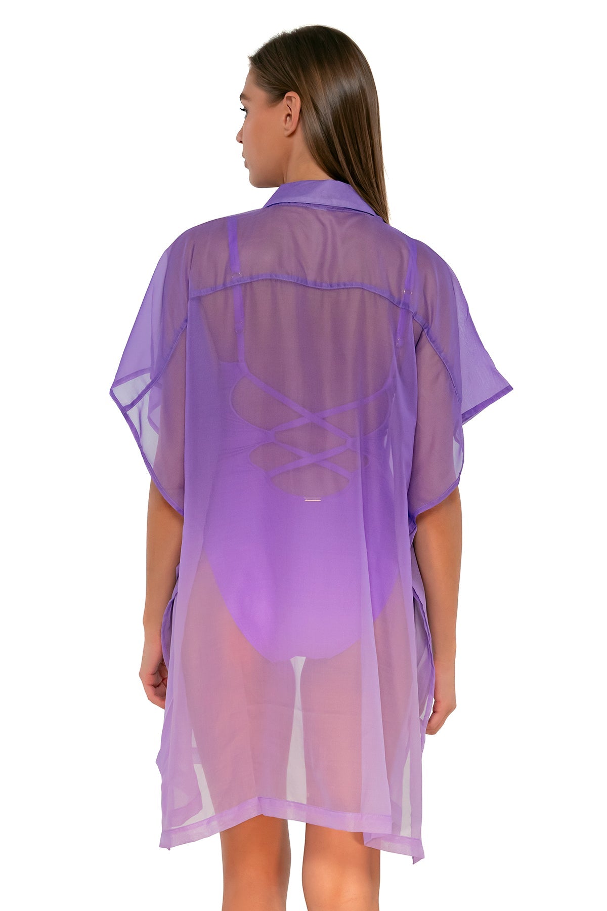 Sunsets Passion Flower Shore Thing Tunic