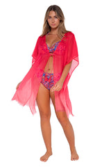 Sunsets Geranium Maldives Tunic